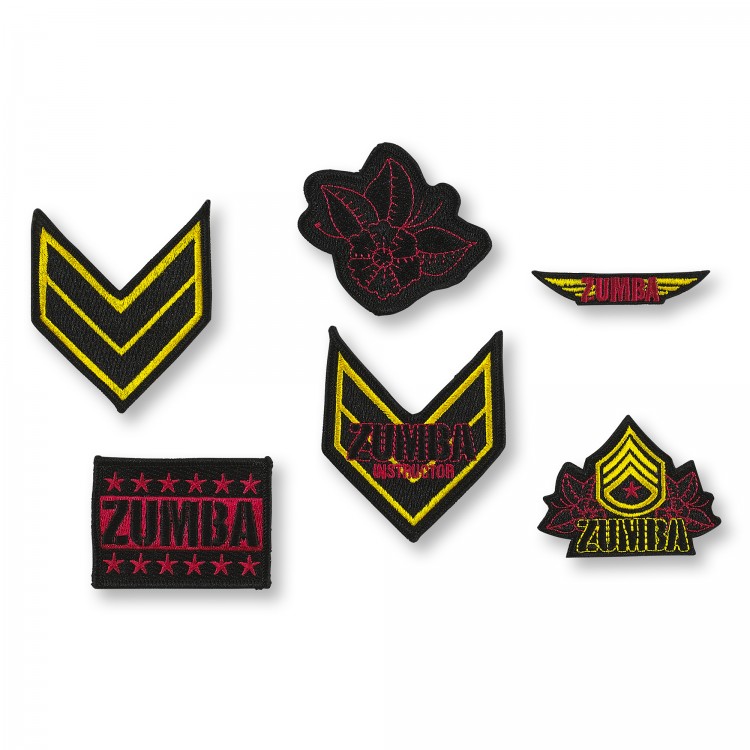 Zumba Revolution Instructor Bag Of Patches 6PK