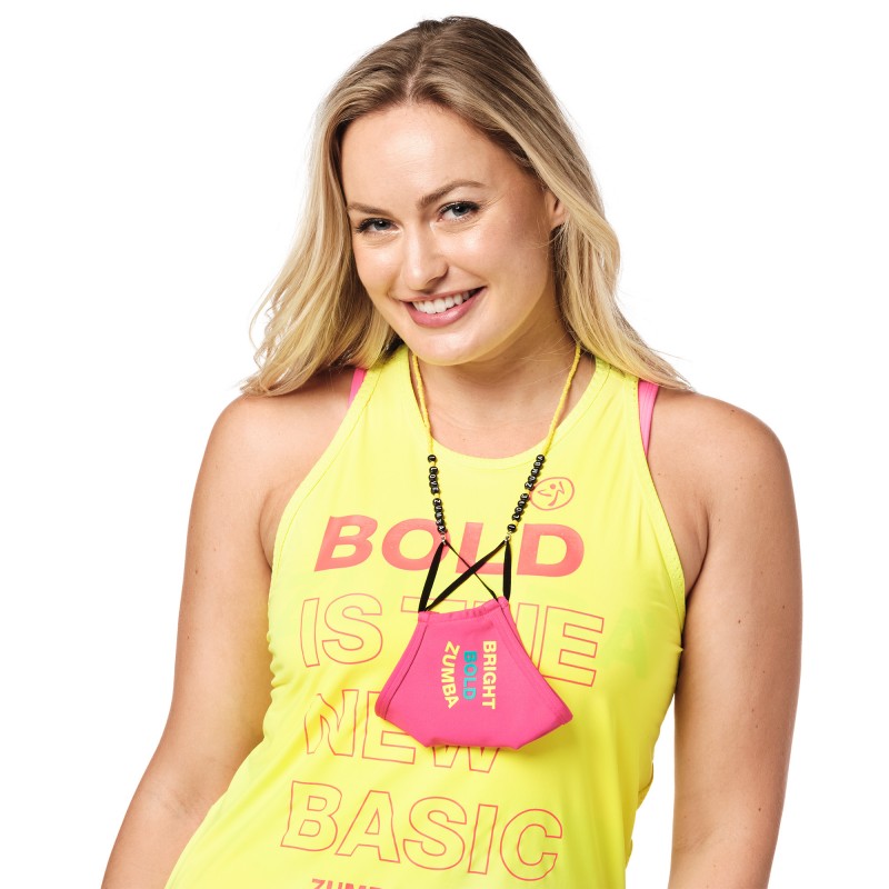 Zumba Yellow Beaded Chain