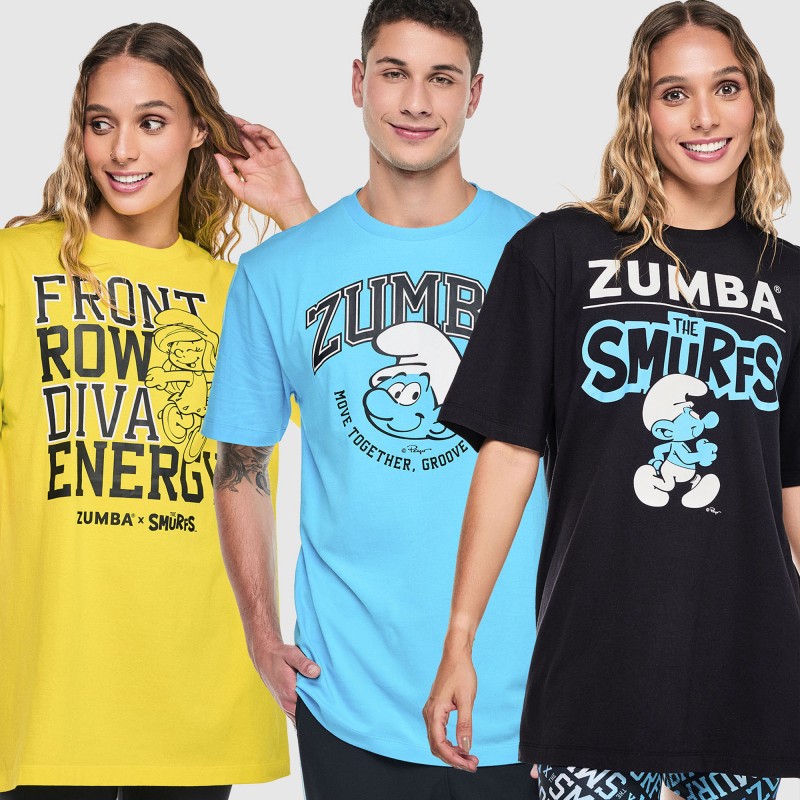 Zumba X The Smurfs Tee