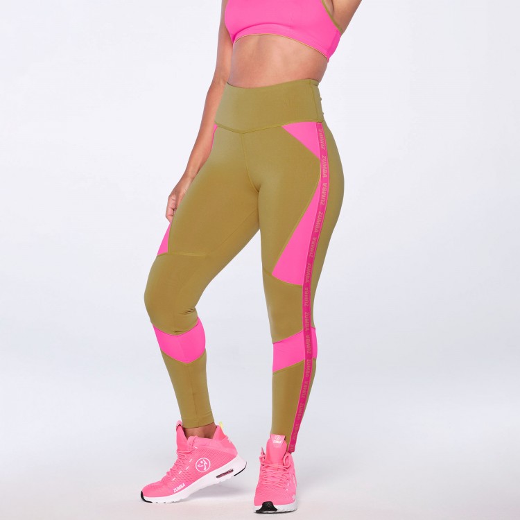 Zumba Core High Waisted Ankle Leggings