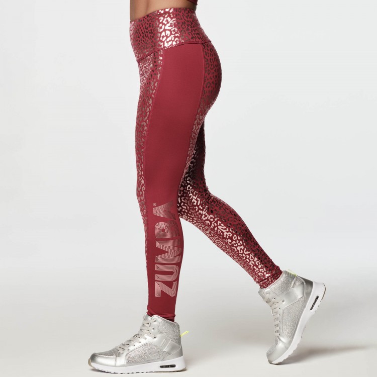 Glow With The Flow High Waisted Foil Leggings