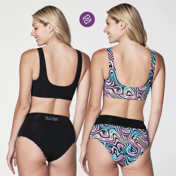 Zumba Reversible Swim Active Brief