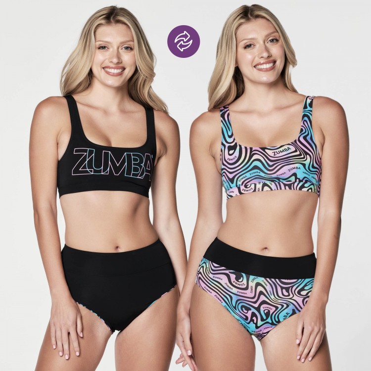 Zumba Reversible Swim Active Brief