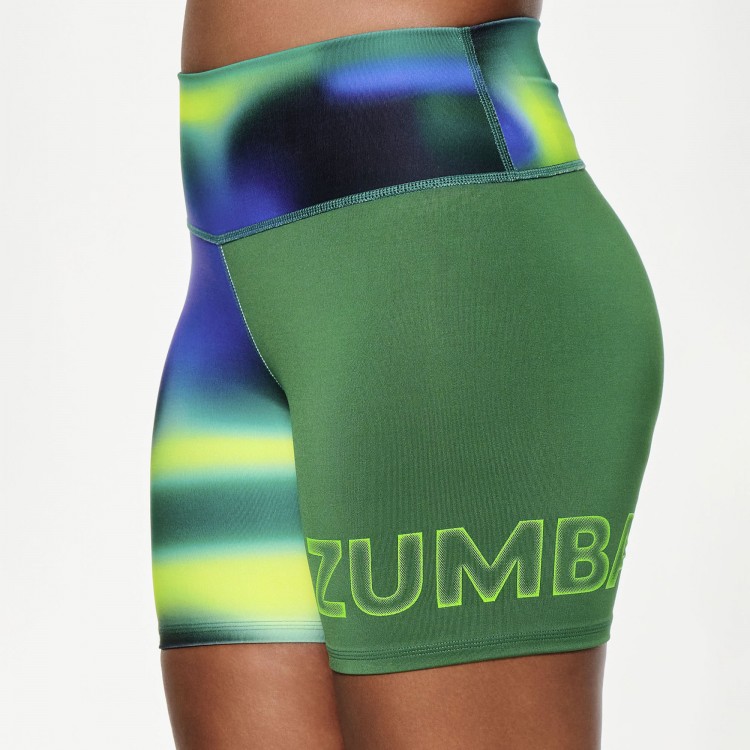 Zumba Tropidelic High Waisted Biker Shorts