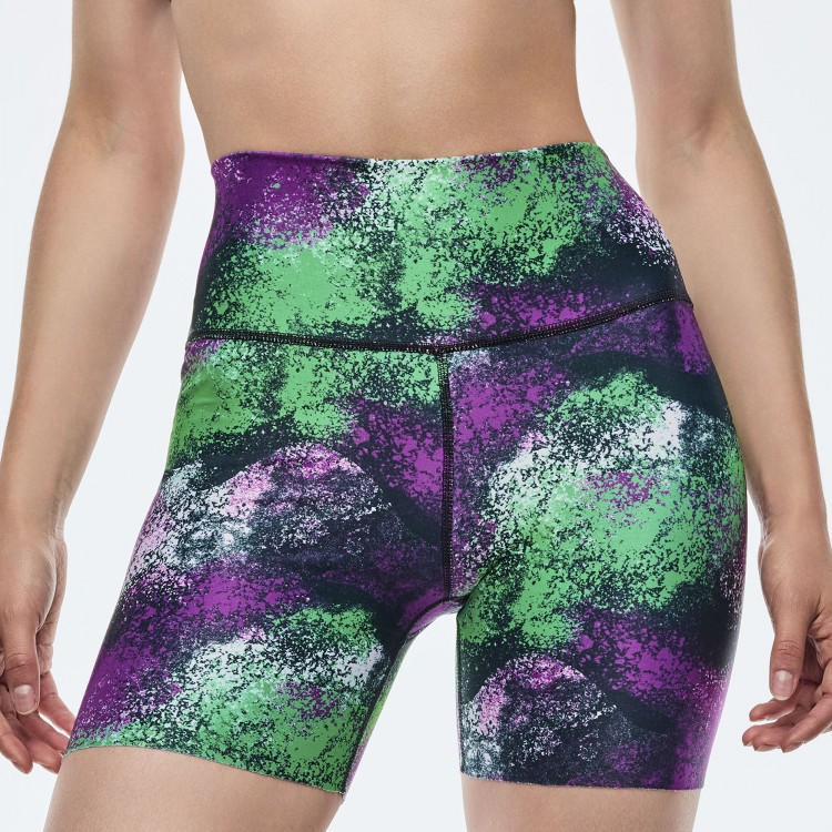 Apres Zumba High Waisted Biker Shorts