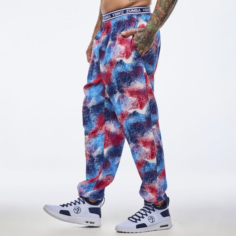 Apres Zumba Double Waisted Slouch Woven Pants