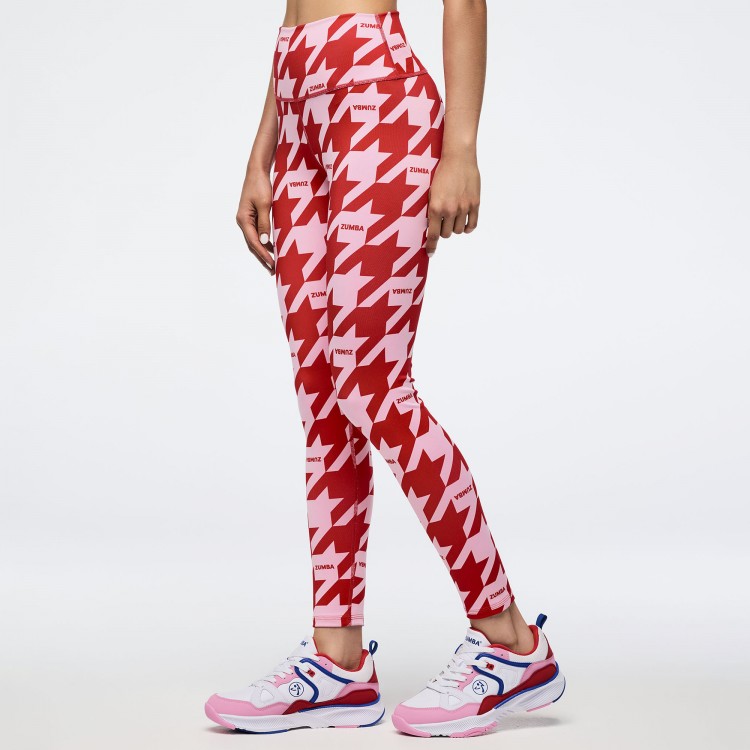 Zumba Amour Z-Lift High Waisted Ankle Leggings
