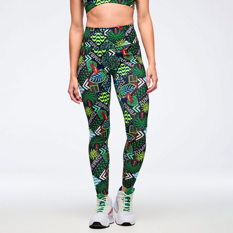Latin Movement Z-Lift High Waisted Ankle Leggings