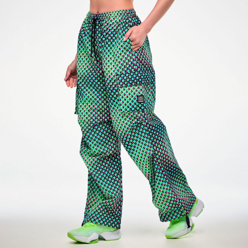 Electric Feel Woven Oversized Cargo Pants