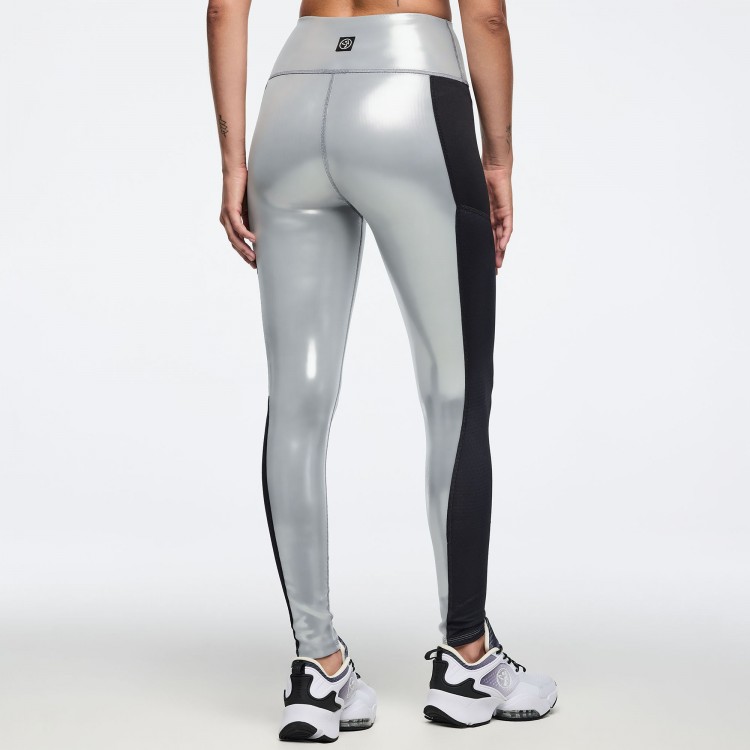 Zumba 25 High Waisted Ankle Leggings With Inserts