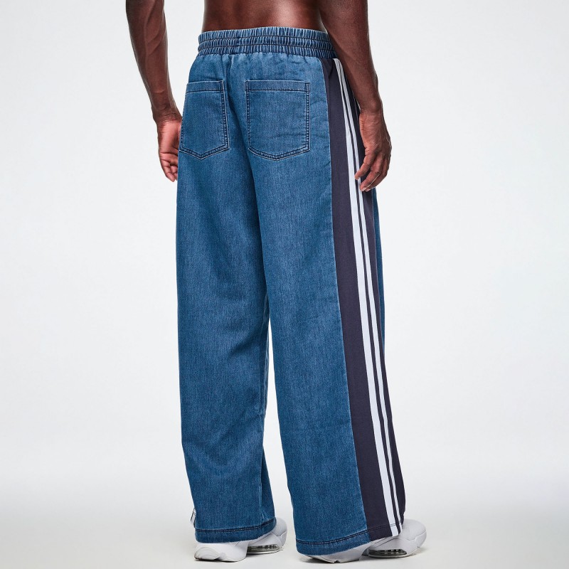 Jean Jamz Wide Leg Combo Pants