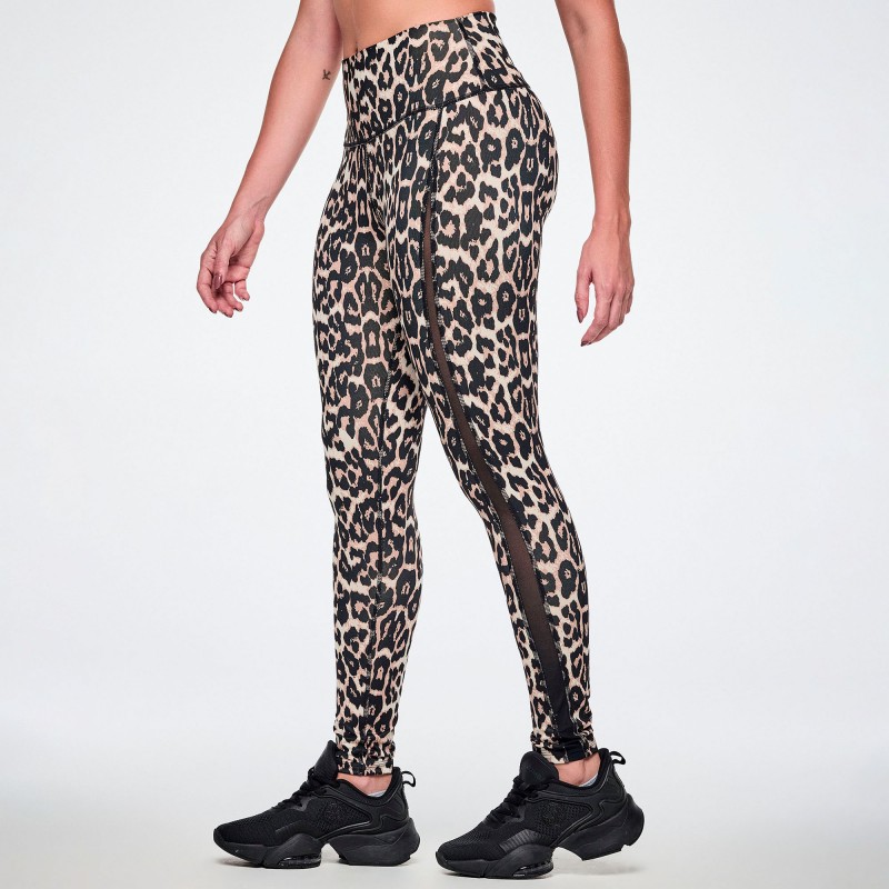 Rock and Roll Z-Lift High Waisted Ankle Leggings With Mesh