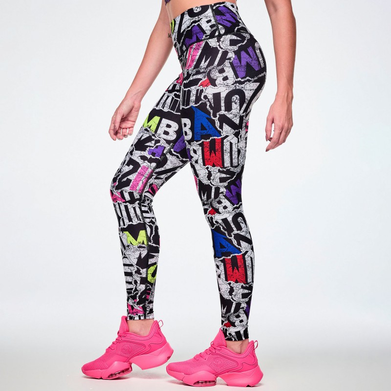 Rock and Roll High Waisted Ankle Legging