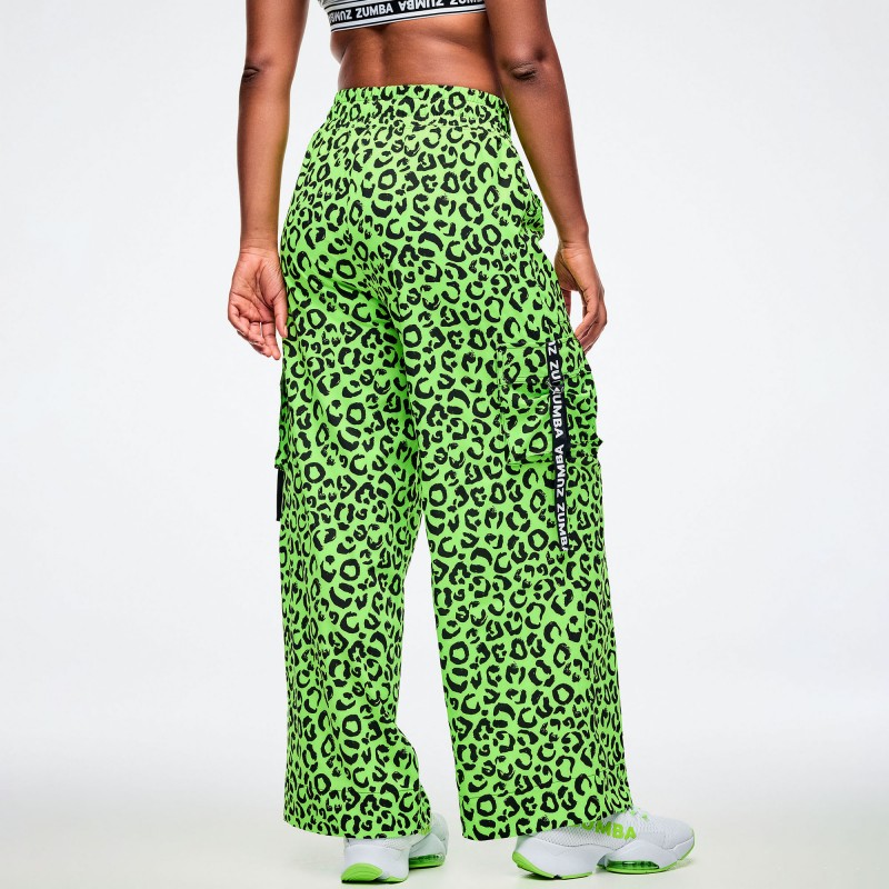 Dale-Z High Waisted Woven Cargo Pants