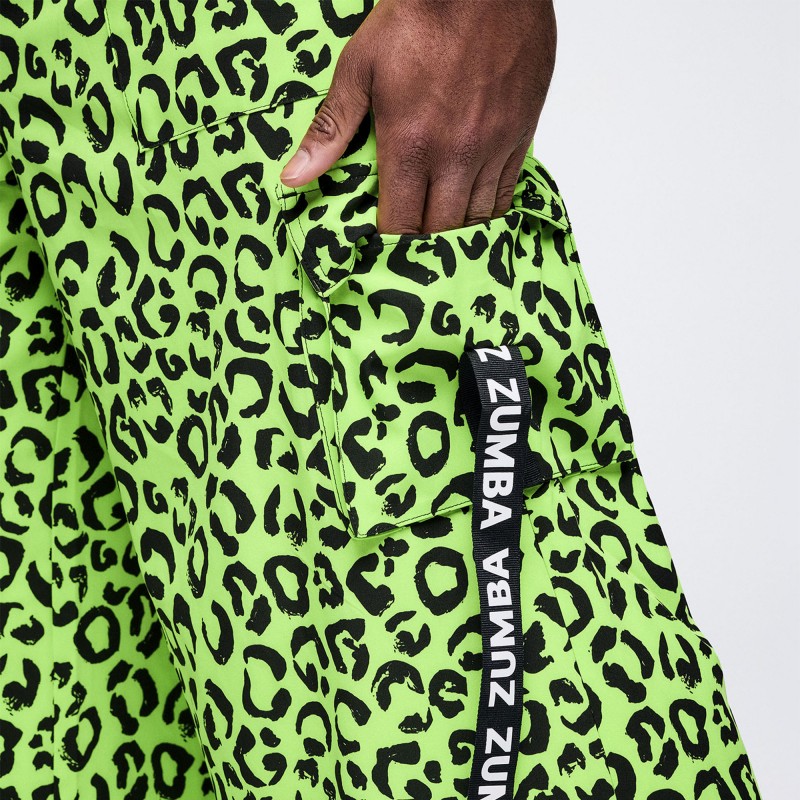 Dale-Z High Waisted Woven Cargo Pants
