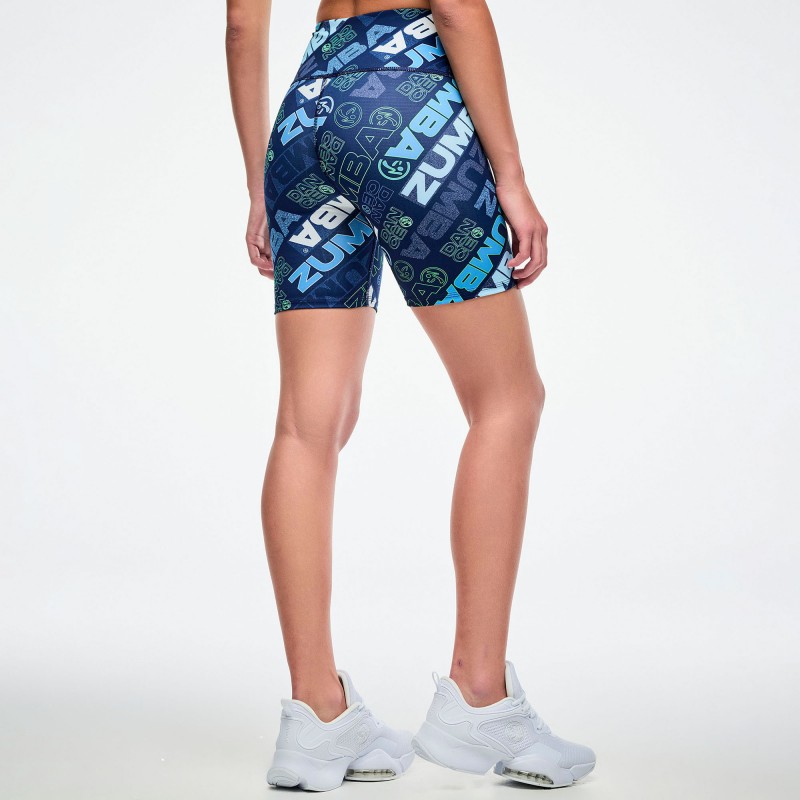 Jean Jamz High Waisted Biker Shorts