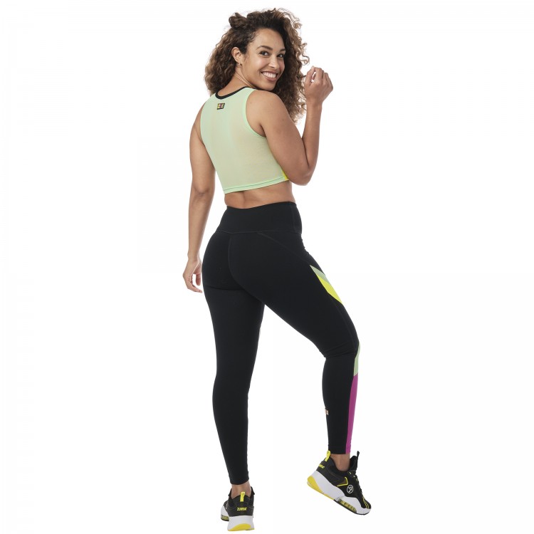Zumba Mesh Crop Tank