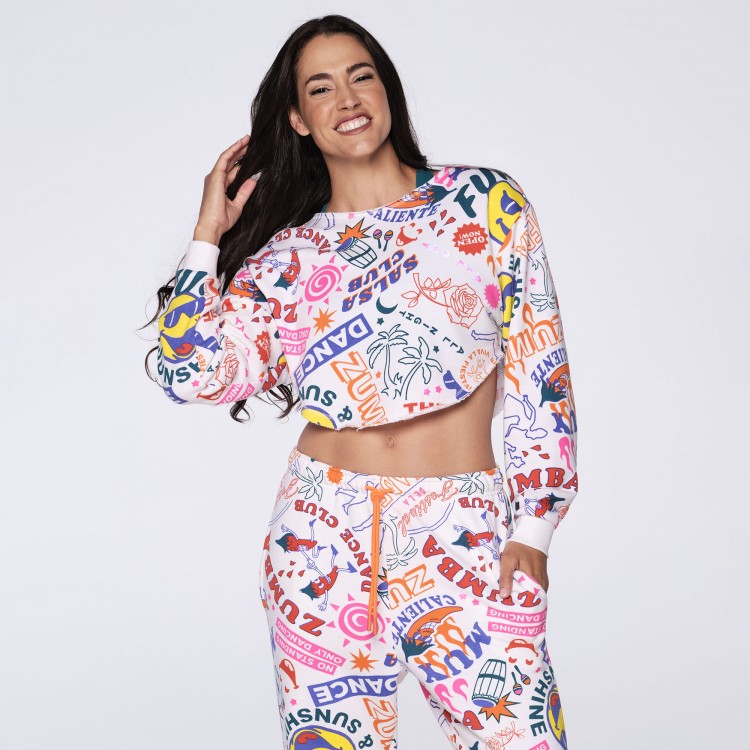Fun & Sunshine Crop Sweatshirt