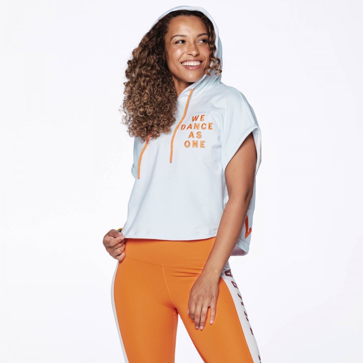 Zumba We Dance As One Short Sleeve Hoodie