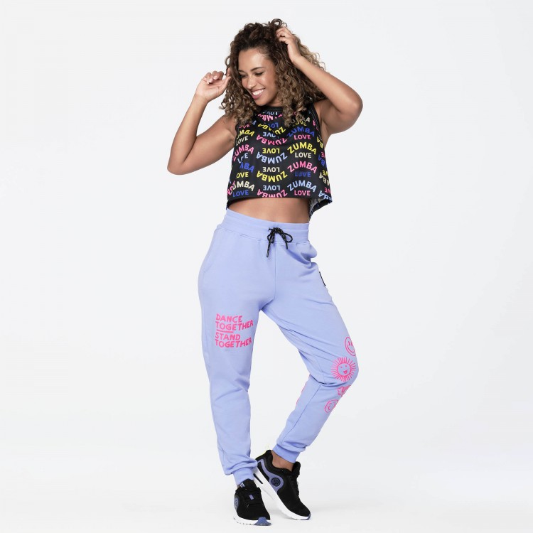 Zumba Love Mesh Crop Tank