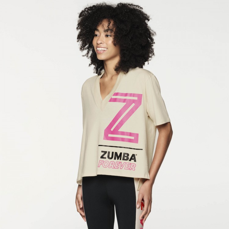 Zumba Forever Oversized V-Neck Top