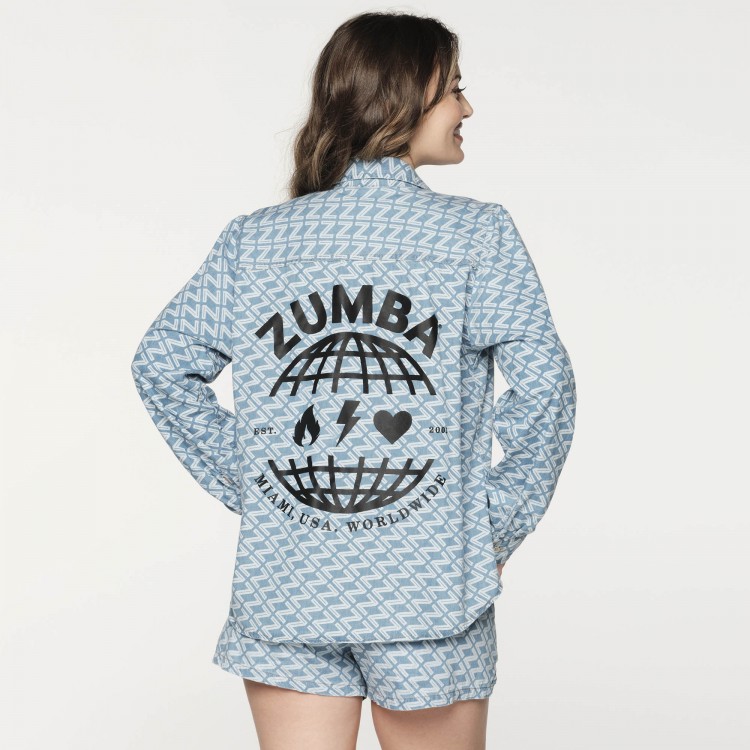 Zumba Miami Button Down