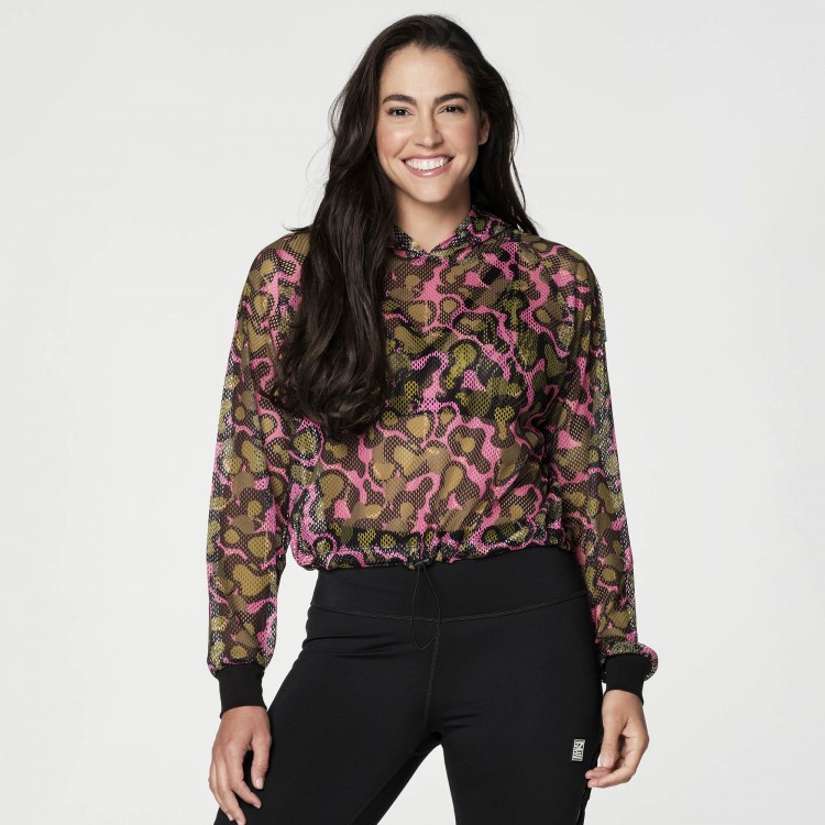 Zumba Move Mesh Pullover Hoodie