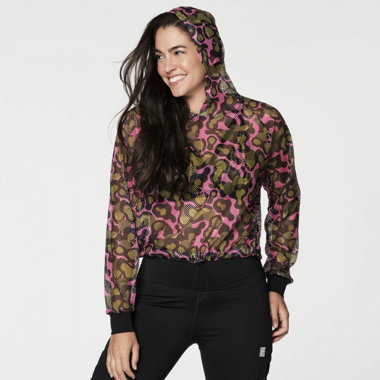 Zumba Move Mesh Pullover Hoodie
