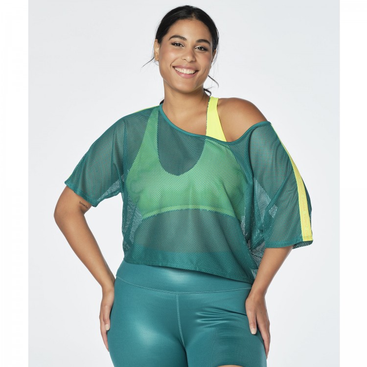 Break Out Break Free Mesh Top