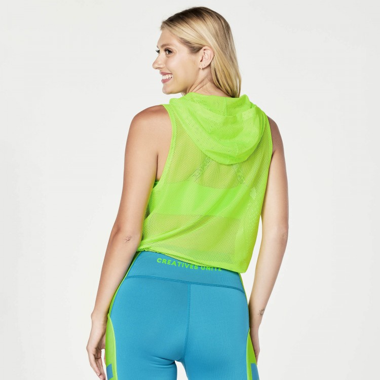 Creatives Unite Mesh Sleeveless Hoodie