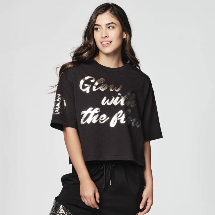 Glow With The Flow Boxy Instructor Crop Top
