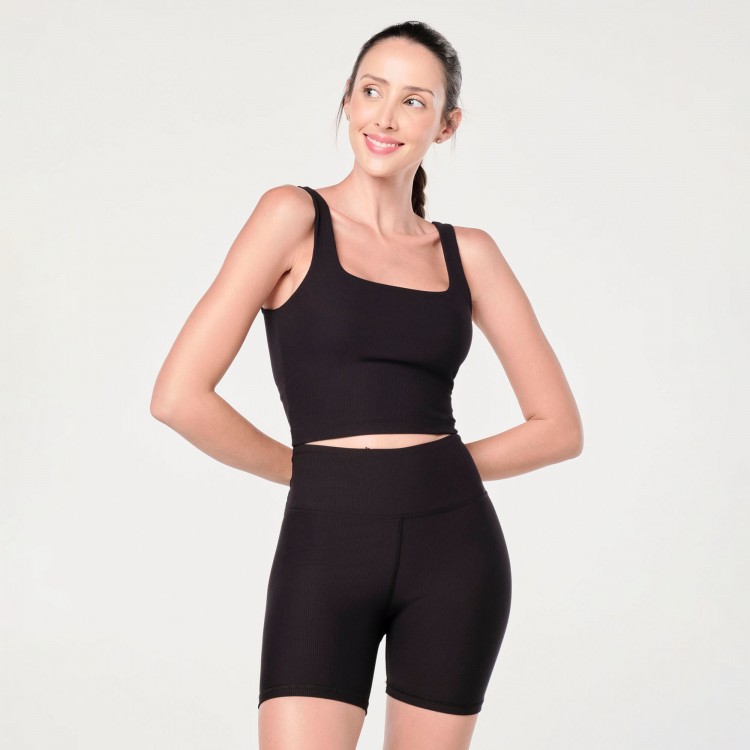 Zumba Prep Crop Tank With Shelf Bra