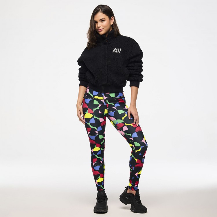 Zumba Haus High Neck Sherpa Jacket