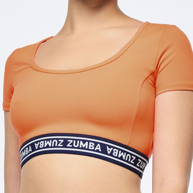 Victory Scoop Neck Crop Top