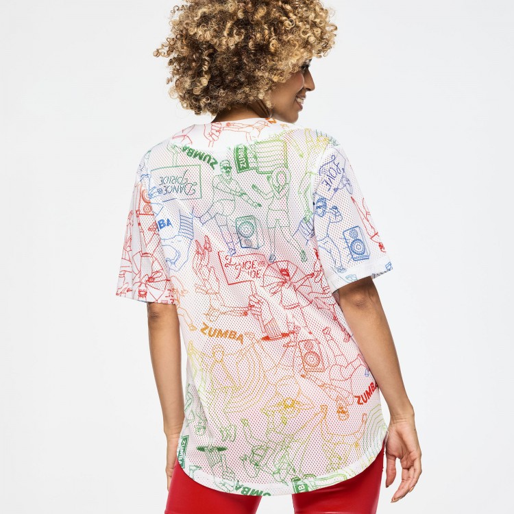 Zumba Baseball Button Up Jersey