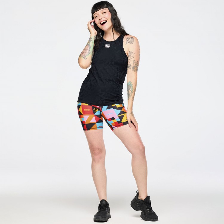 Zumba Rays High Neck Tank