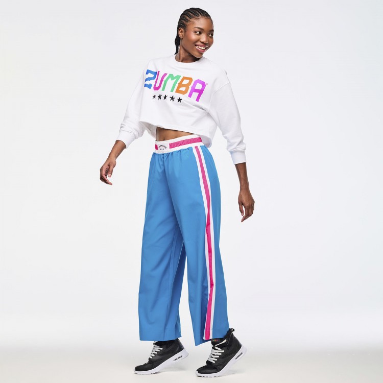 Zumba Libre Long Sleeve Boxy Crop Top