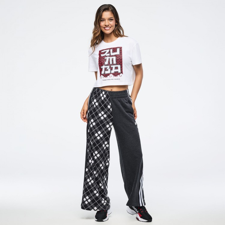 Eastern Flavor Crew Neck Crop Top