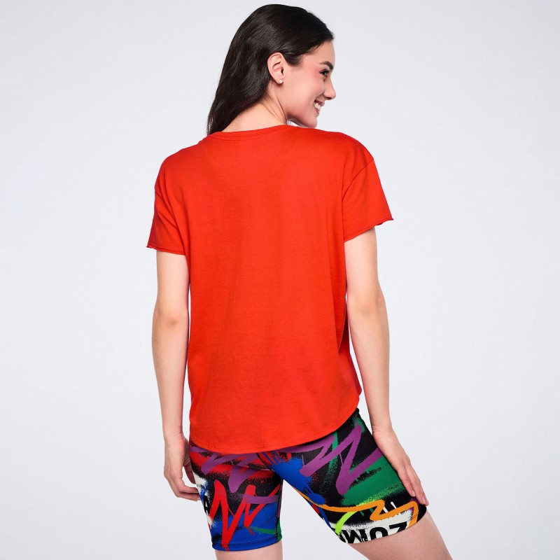 Pride High Low Crew Neck Top