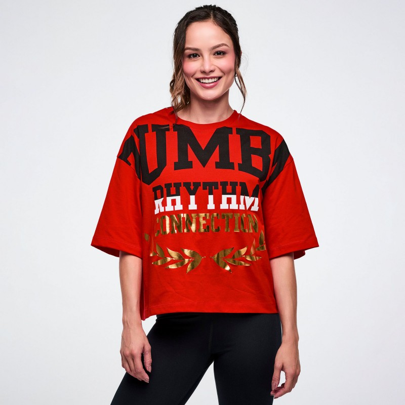 Worldwide Oversized Boxy Crop Top