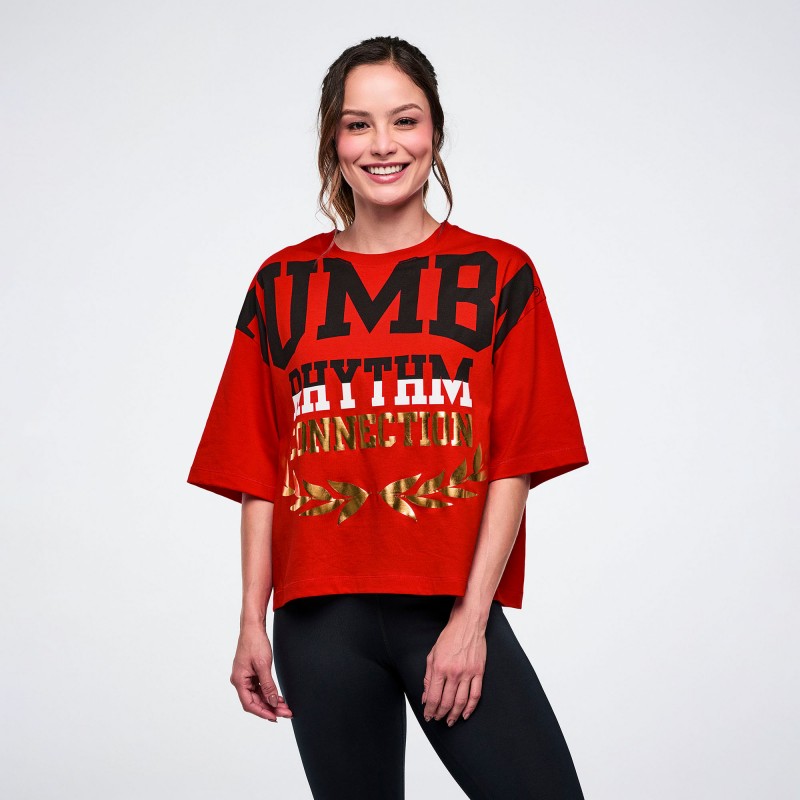 Worldwide Oversized Boxy Crop Top