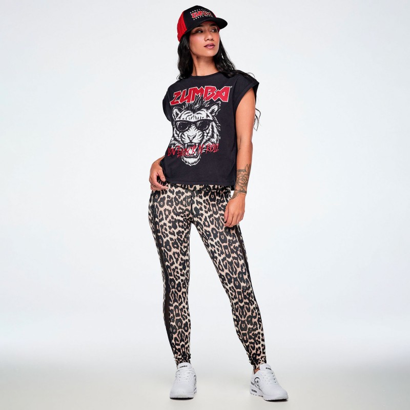 Rock and Roll Extended Shoulder Loose Tank 