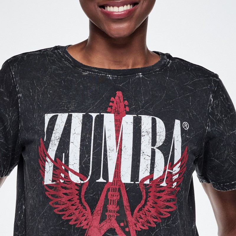 Rock and Roll Loose Crew Neck Tee 