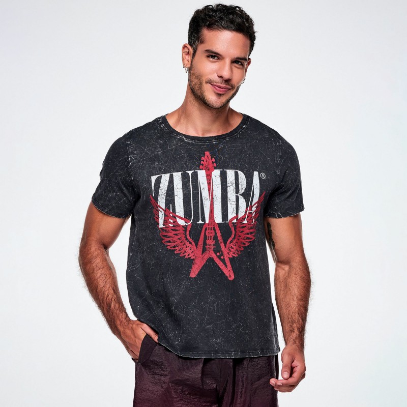 Rock and Roll Loose Crew Neck Tee 