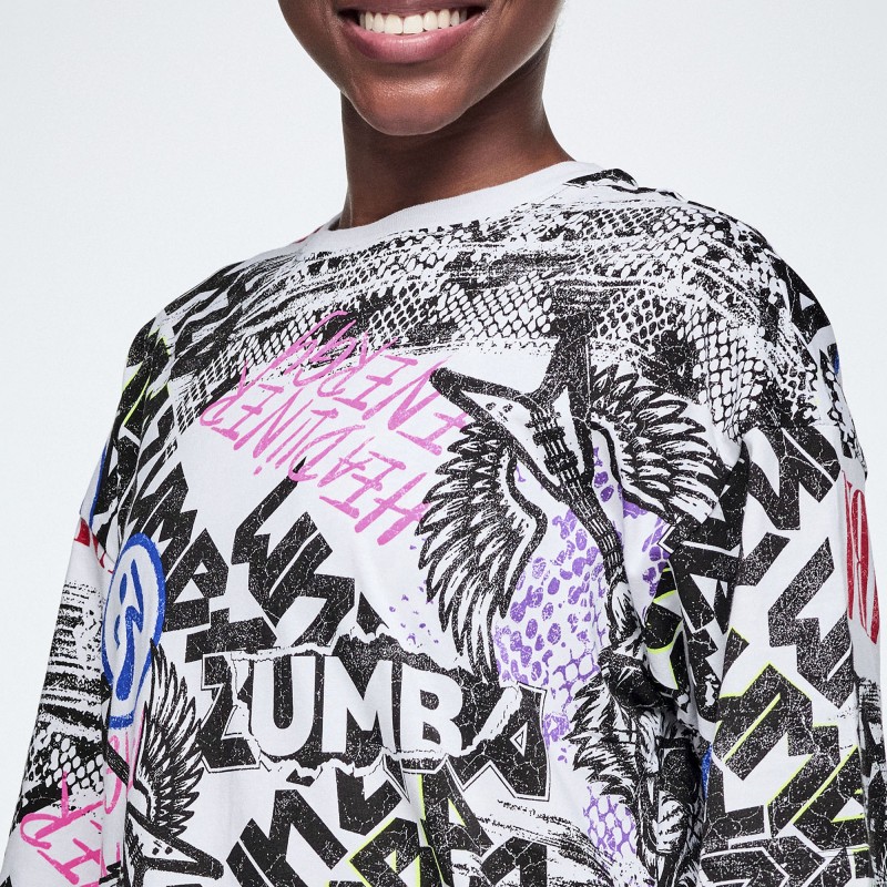 Rock and Roll Oversized Drop Shoulder Tee 