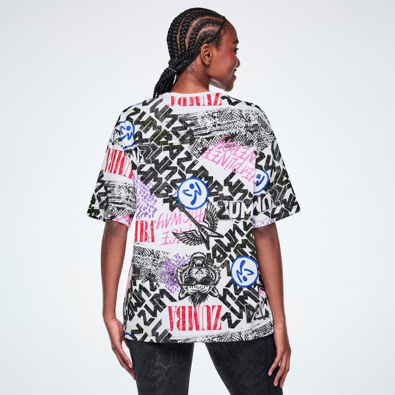 Rock and Roll Oversized Drop Shoulder Tee 