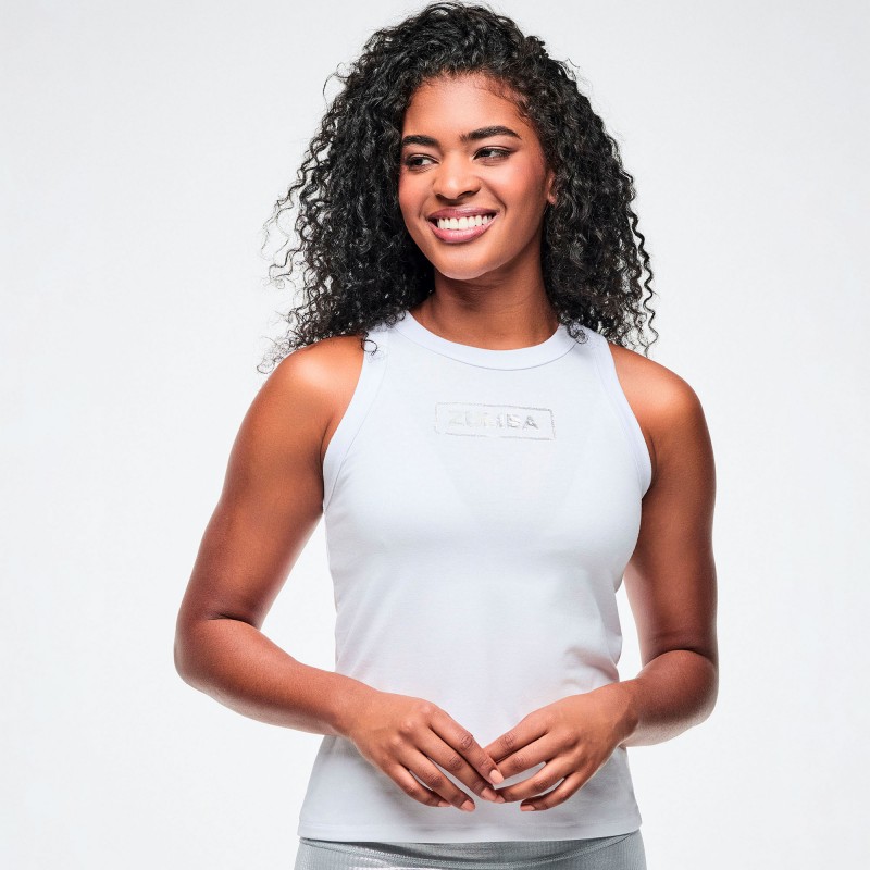 Dale-Z High Neck Racerback Tank