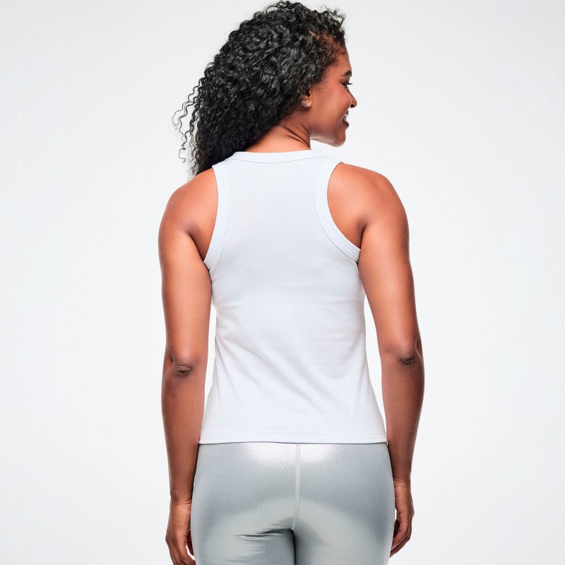 Dale-Z High Neck Racerback Tank