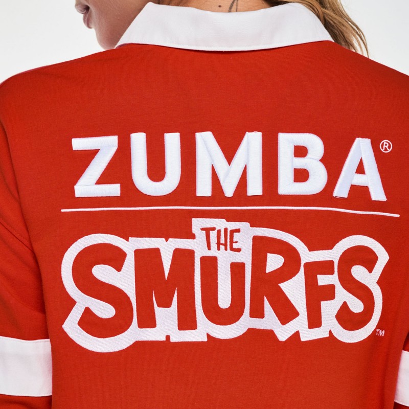 Zumba X The Smurfs Long Sleeve Polo