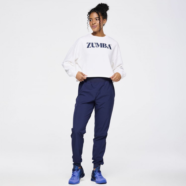 Zumba Out Loud Mens Stretch Woven Slim Ankle Joggers